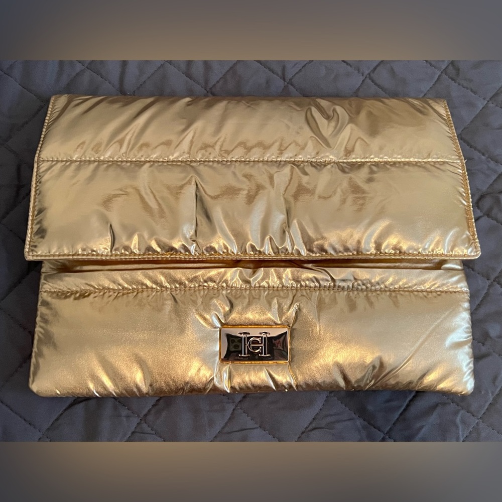 Carolina Herrera Gold Pouch
